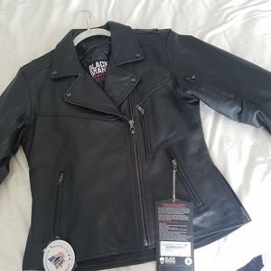 Real Leather Enchantress Jacket Black Brand
